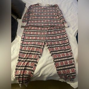 Stars above Christmas pajamas. Size 4. Super comfy!!!
